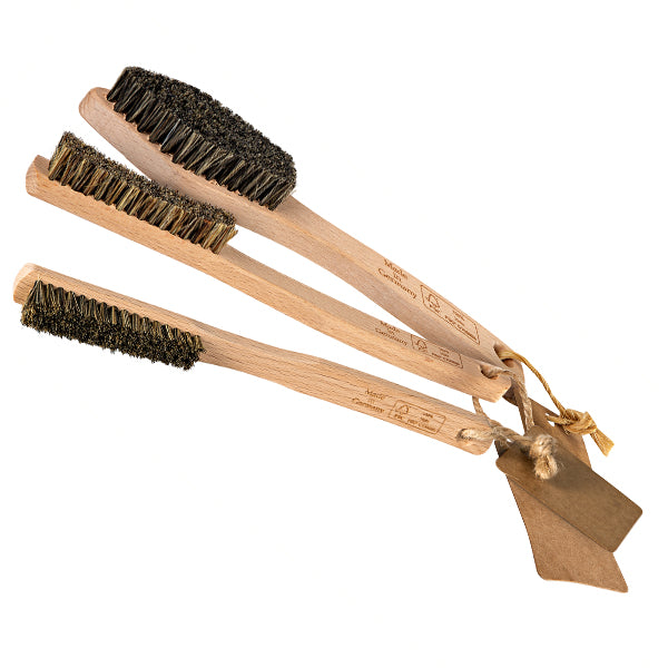 MANTLE Kletterbürsten-Set aus Buchenholz – 3-teilig