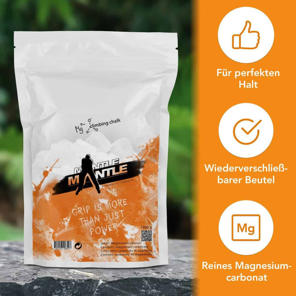 MANTLE Loses Kletterchalk – 100 % Magnesiumcarbonat
