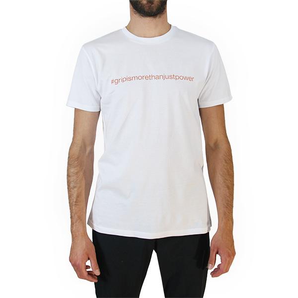 MANTLE Unisex Kletter-T-Shirt Weiß