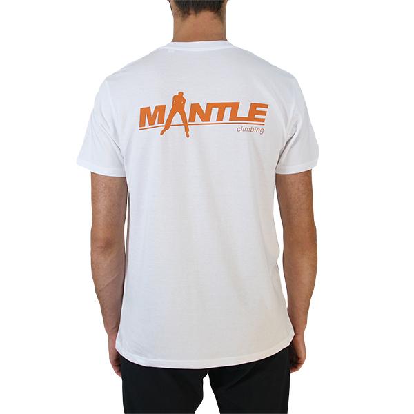 MANTLE Unisex Kletter-T-Shirt Weiß