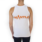 MANTLE Damen Kletter-Tanktop Weiß – Bio-Baumwolle