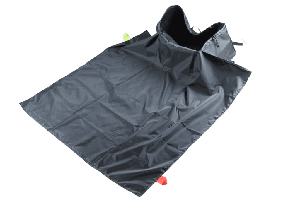 MANTLE Seilsack Plain Schwarz – für Kletterseile bis 90 m