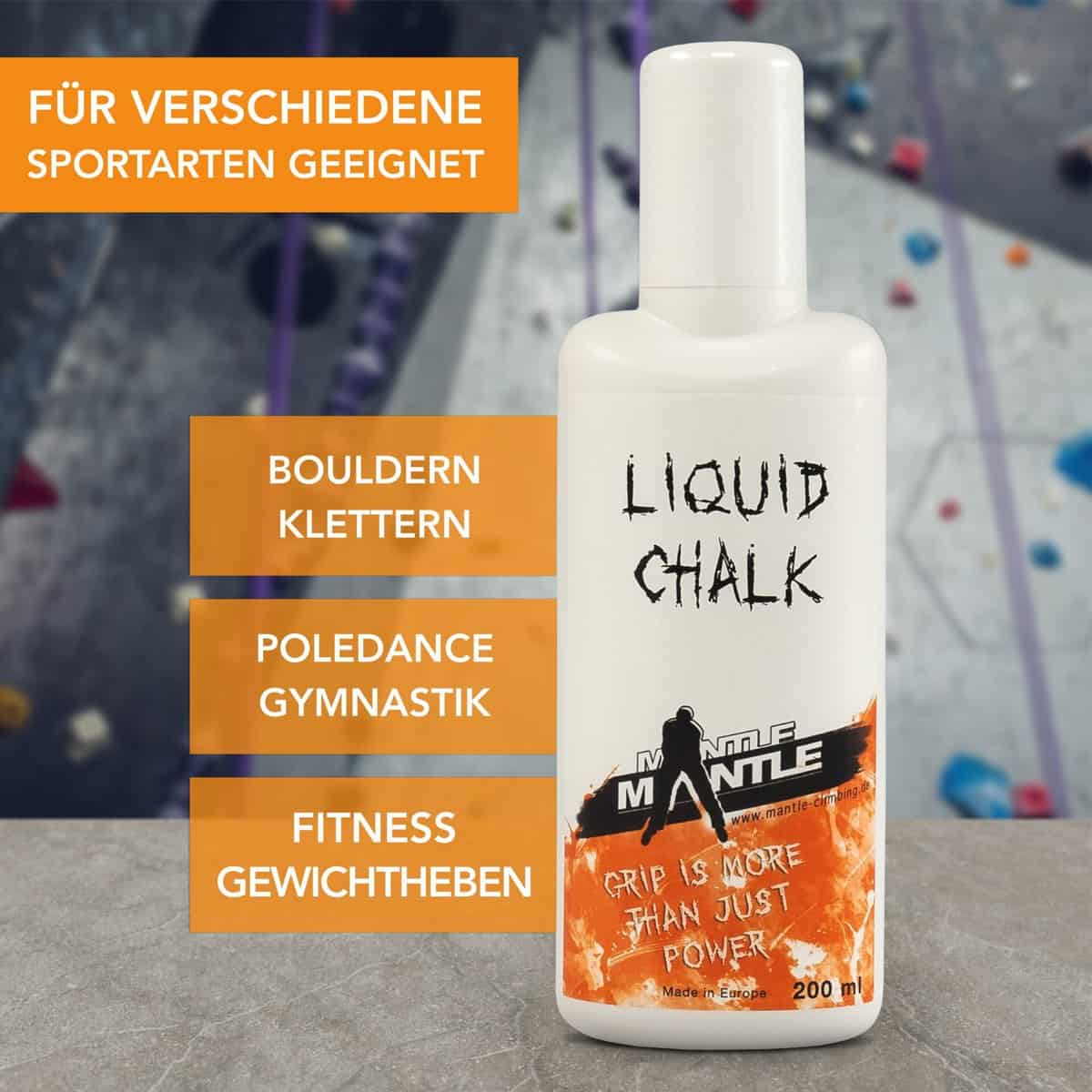 MANTLE Liquid Chalk 100/200 ml – flüssiges Kletterchalk