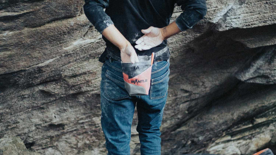 Chalkbag Crimpy – Nylon, Fleece & Hüftgürtel