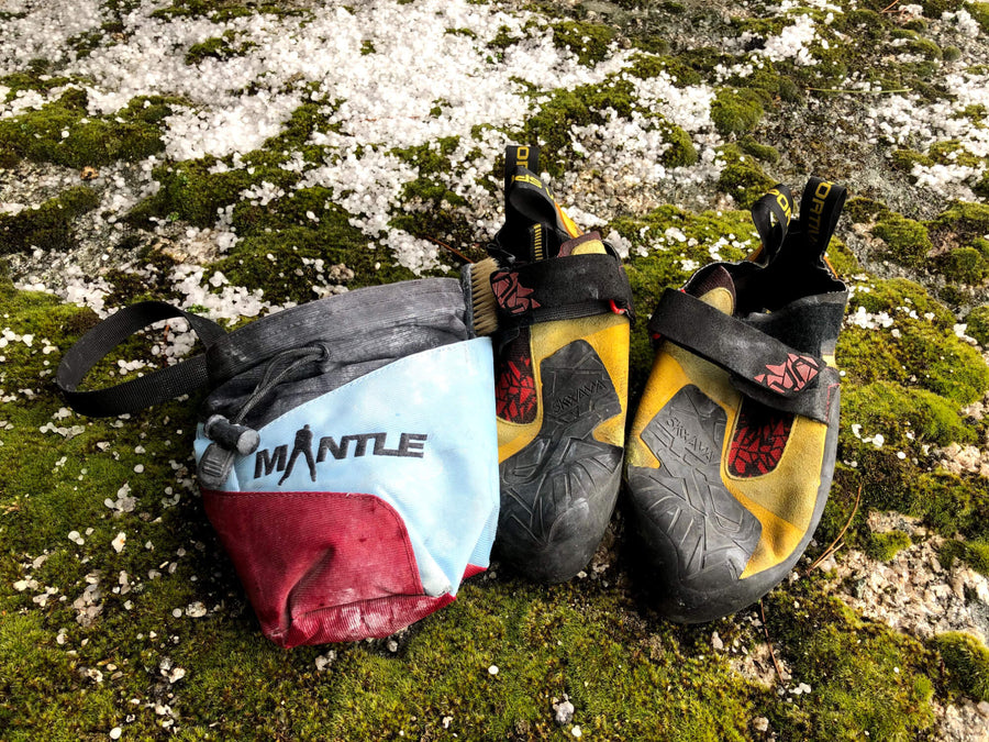 Chalkbag Pinchy – Nylon, Fleece & Hüftgürtel
