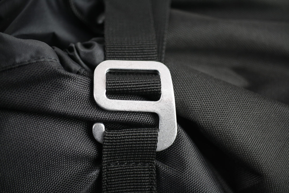 MANTLE Seilsack Plain Schwarz – für Kletterseile bis 90 m