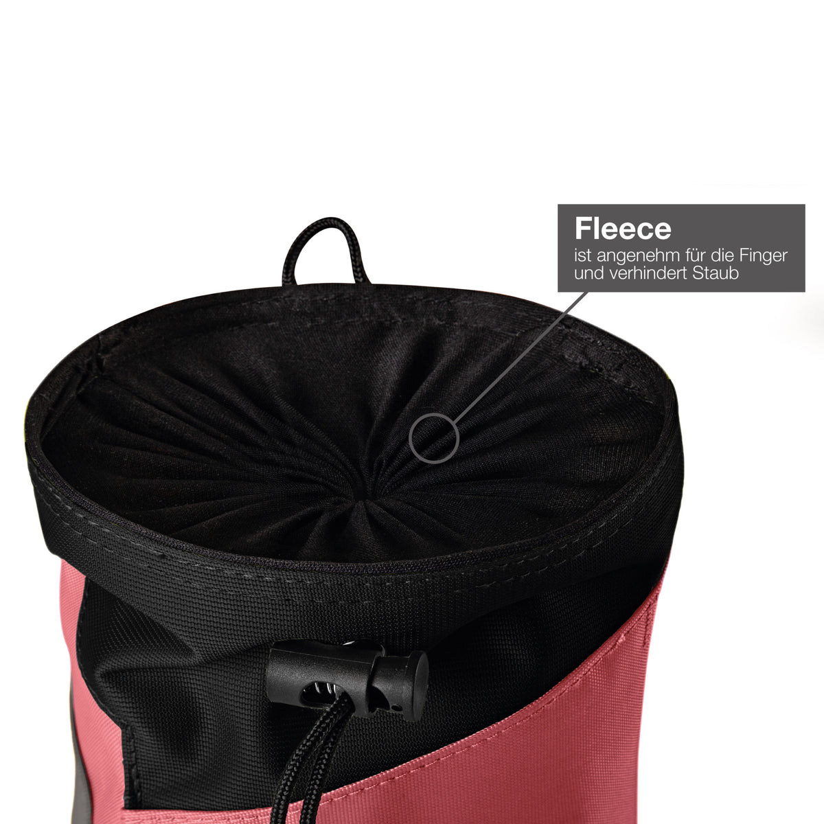 MANTLE Chalkbag Crimpy – Nylon, Fleece & Hüftgürtel