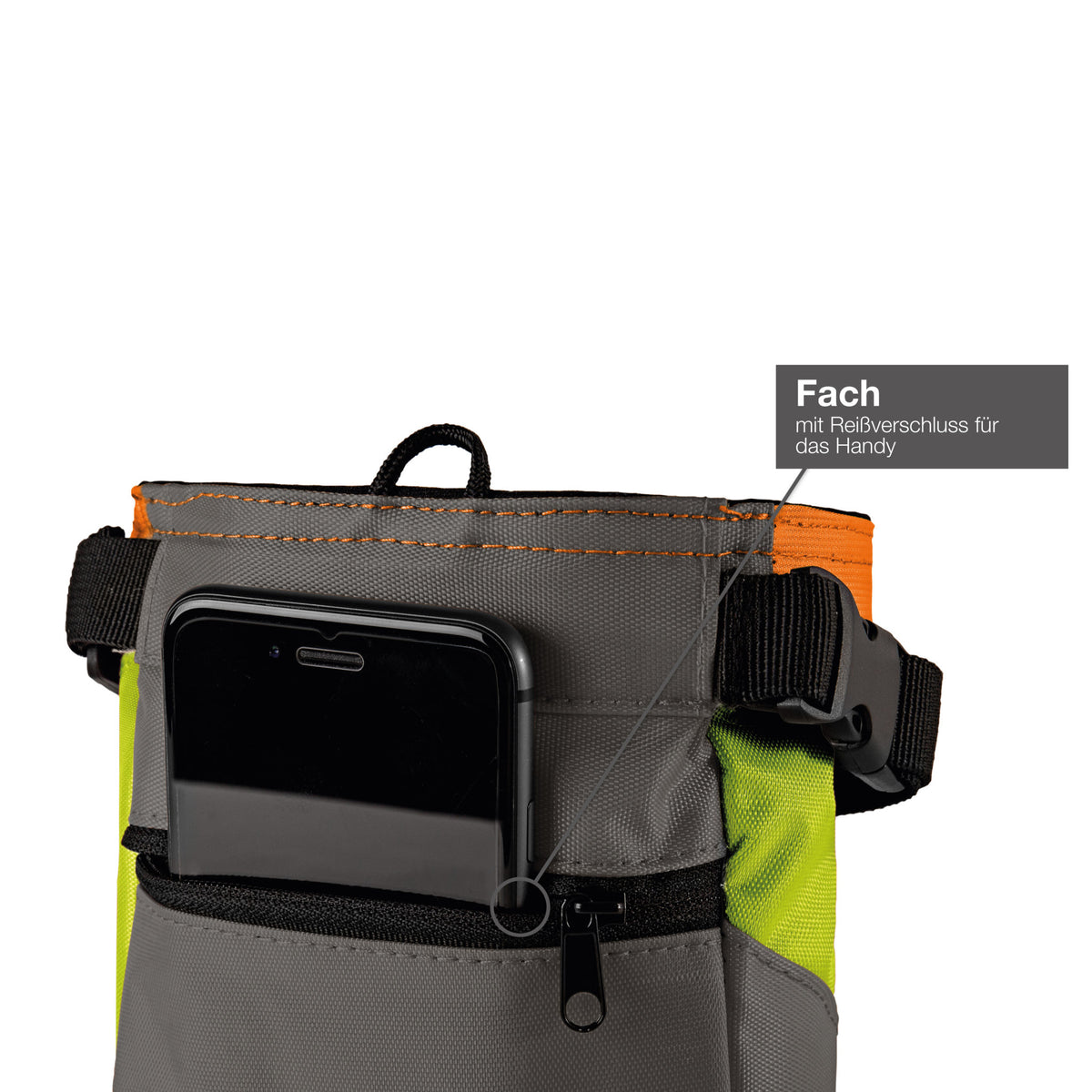 MANTLE Chalkbag Juggy – Nylon, Fleece & Hüftgürtel