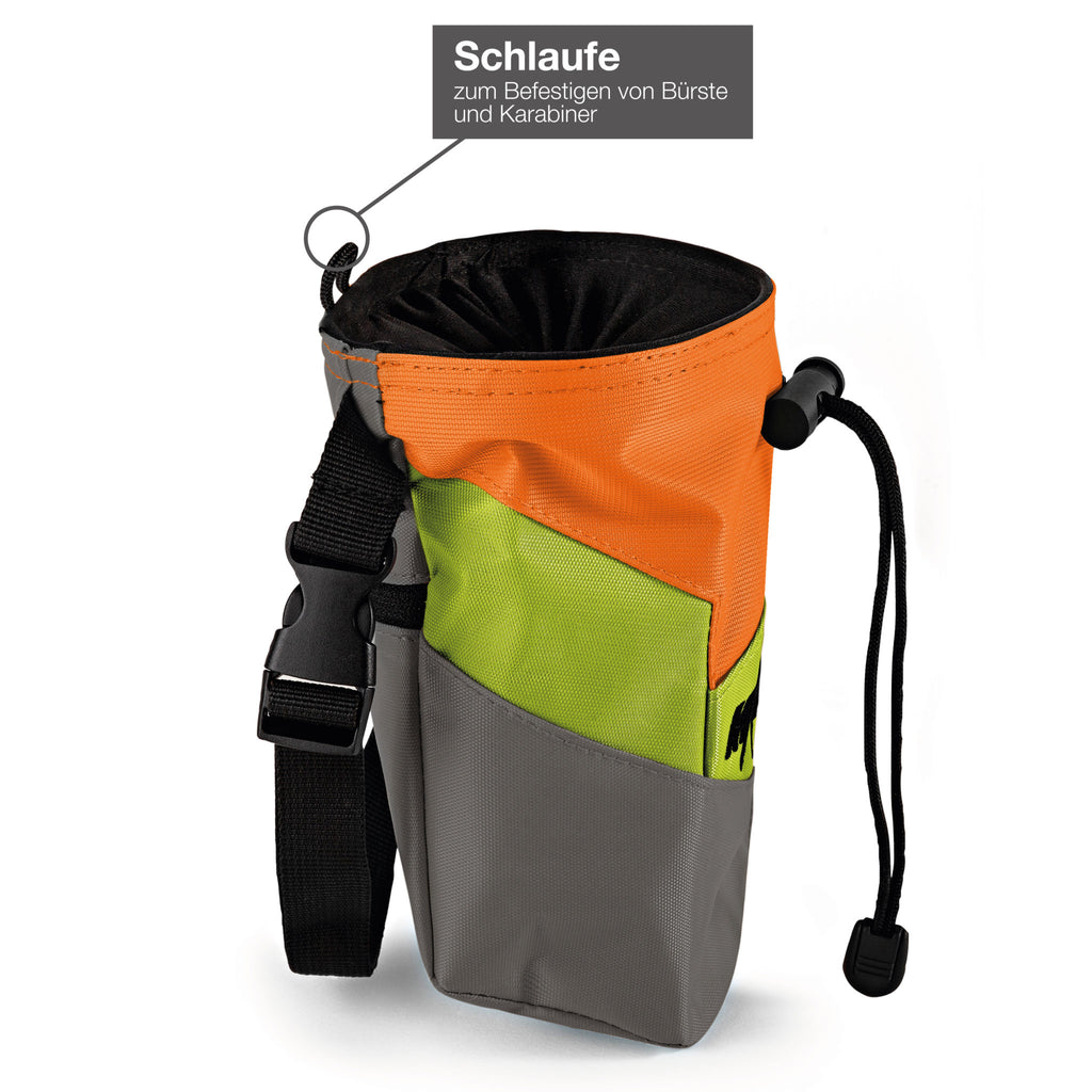 MANTLE Chalkbag Juggy – Nylon, Fleece & Hüftgürtel
