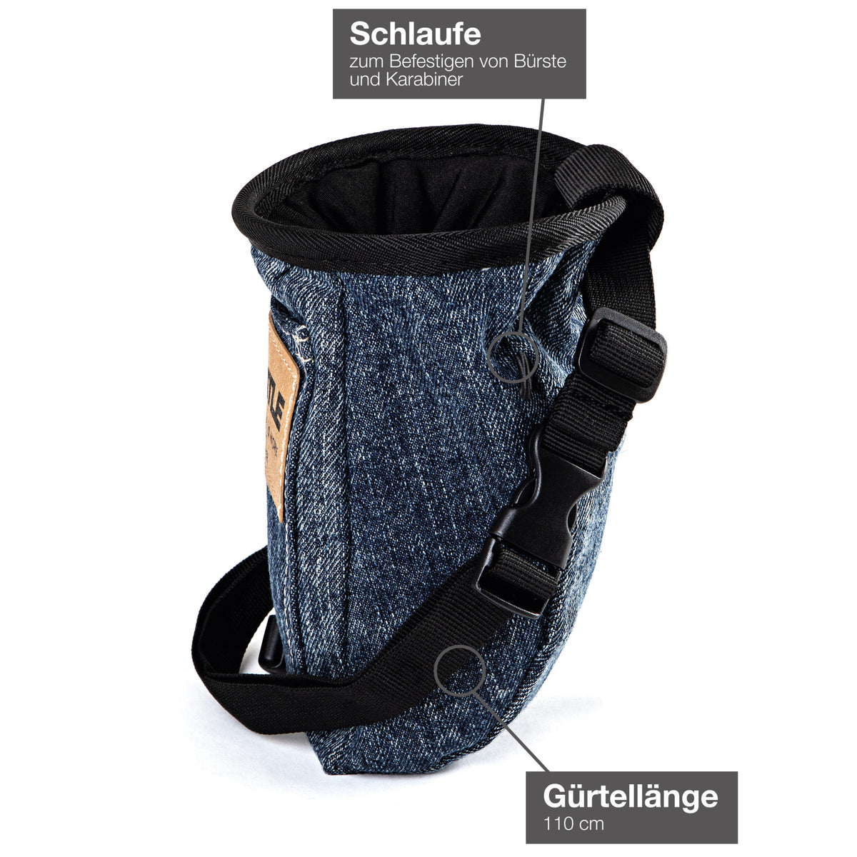 MANTLE Chalkbag Jeans – mit Fleece & Hüftgürtel