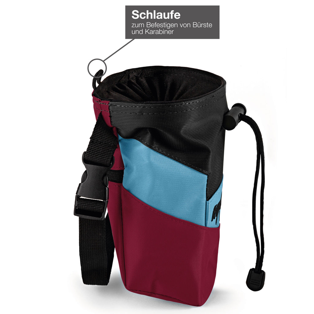 MANTLE Chalkbag Pinchy – Nylon, Fleece & Hüftgürtel