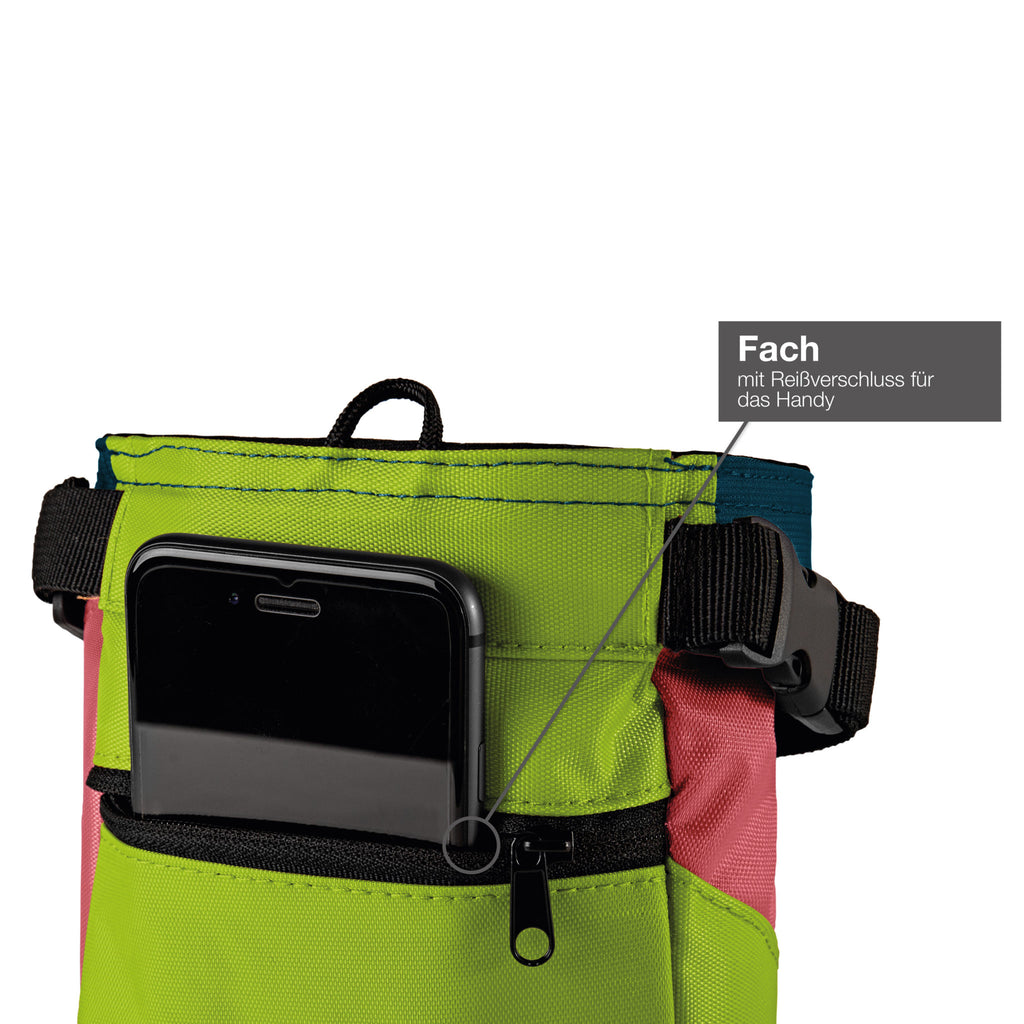MANTLE Chalkbag Slabby – Nylon, Fleece & Hüftgürtel