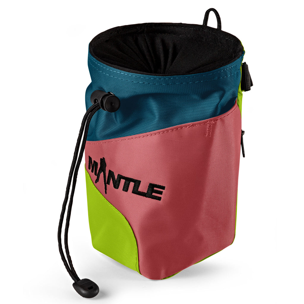 MANTLE Chalkbag Slabby – Nylon, Fleece & Hüftgürtel