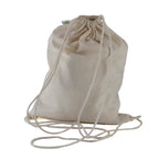 MANTLE Zugbeutel Natur – 100 % Bio-Baumwolle