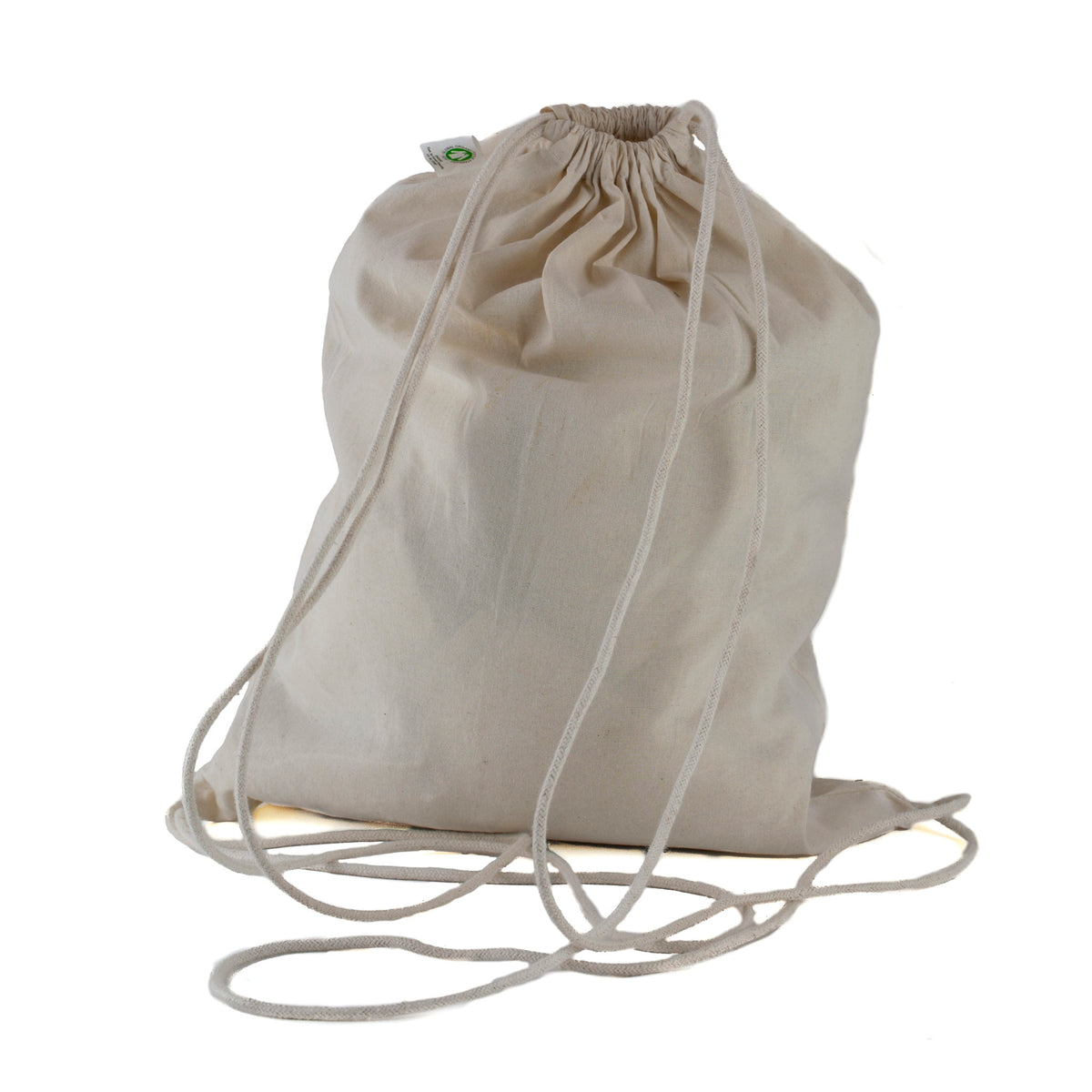 MANTLE Zugbeutel Natur – 100 % Bio-Baumwolle