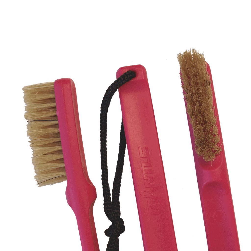 MANTLE Boulderbürste Pink – Naturborsten