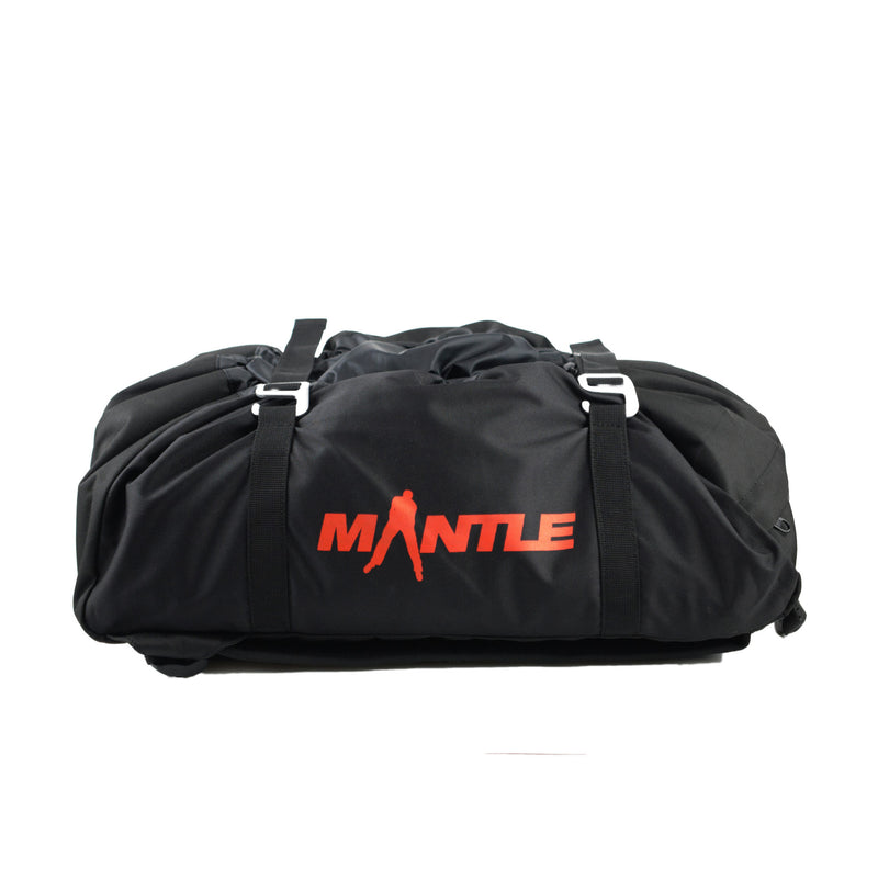 MANTLE Seilsack Plain Schwarz – für Kletterseile bis 90 m